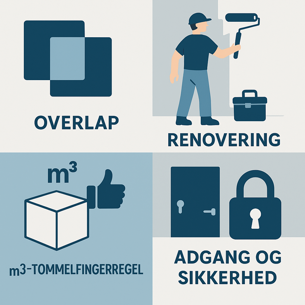 Opbevaring under flytning: hvornår giver det mening, og hvor meget plads skal du bruge?